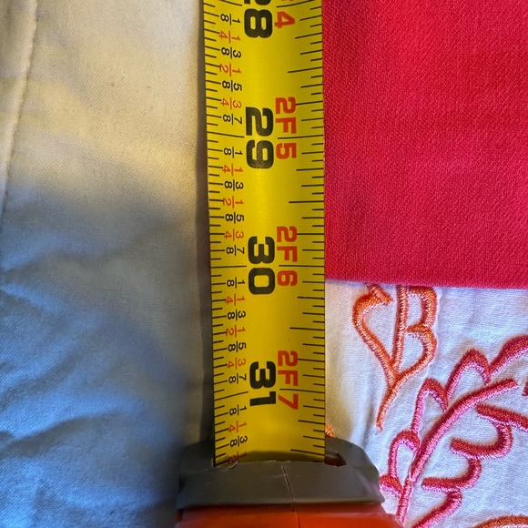 💖 INC Pink Straight Leg Pants 22W Plus Mid Rise Stretch NWT - Picture 7 of 8